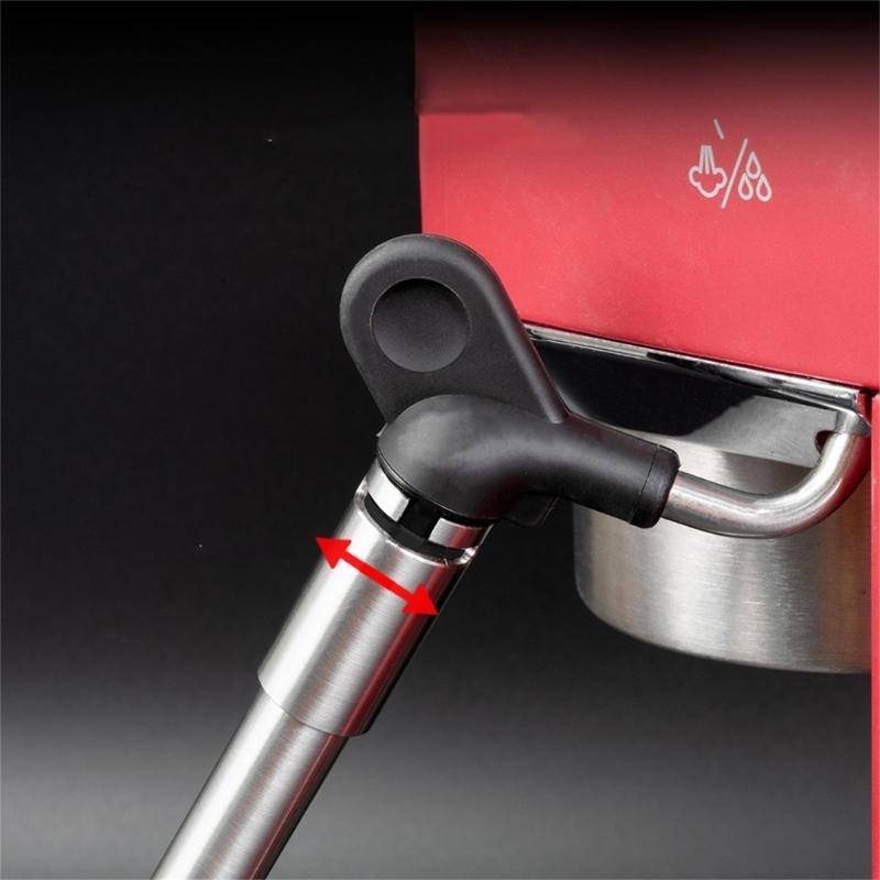 Ångmunstycke i rostfritt stål Kaffetillbehör Enkel installation Lämpligt för att förbättra kaffebryggningsupplevelsen