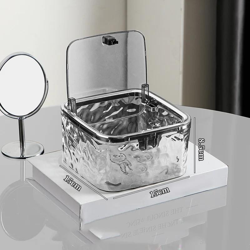 

Органайзер для аксессуаров для волос, акриловый ящик для хранения, прозрачный органайзер для резинок для волос, контейнер для капсул для стирки, настольный ящик для хранения