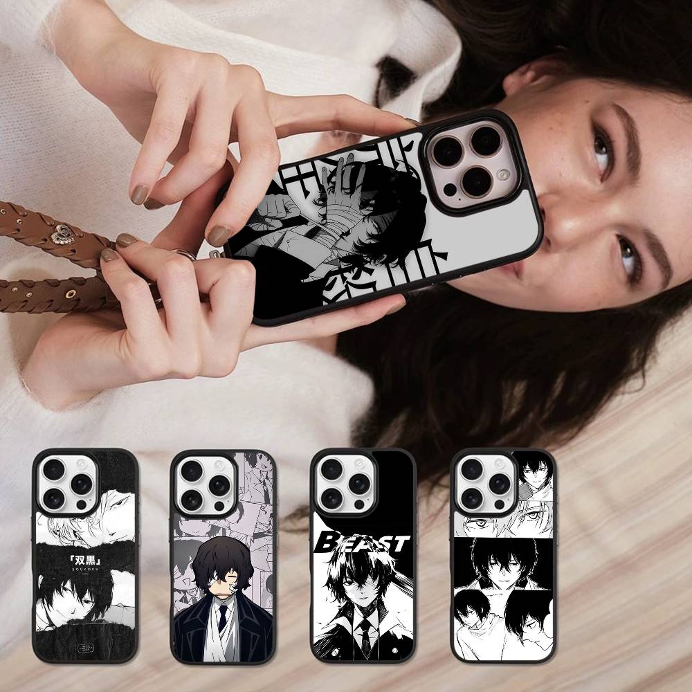 Anime Bungo Stray Dogs Dazai Osamu For iPhone 17 16 Pro Max Air 13 12 Mini 14 15 Plus 11 PC+TPU Back Cover