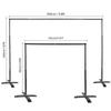 7.9x9.8ft Studio Photography Background Support System Heavy Duty Metal Backdrop Stand Adjustable Backdrop Bracket with