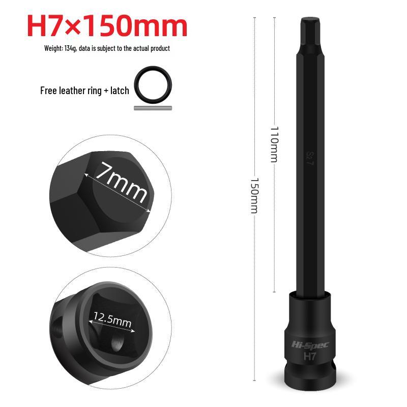 Hexagonal S2 Electric Impact Wrench Screwdriver Bit
