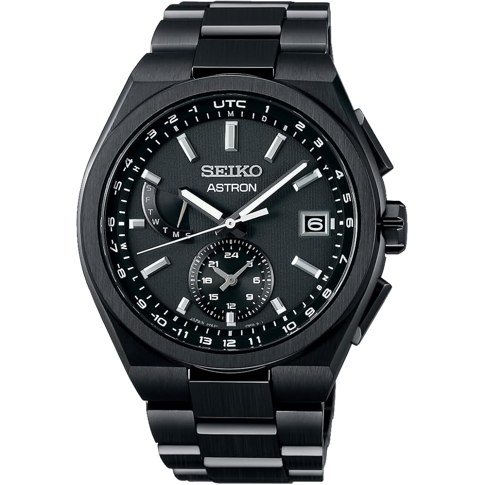 

[Seiko Watch]ASTRON SBXY087 Men s watch Made in Japan Solar radio-controlled world time function ...