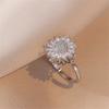 Necklace Women's Japanese and Korean Rotating Micro Inlaid Zircon Rotating Fashion Set Clavicle Chain Necklace Jewelry