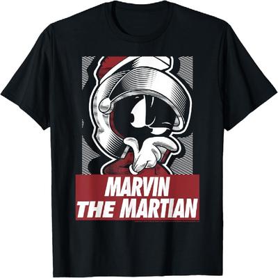 Looney Tunes Marvin The Martian Graphic Poster T-Shirt