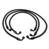 Transmission Cooler Hose Kit Metal Nylon Replacement for 6.6L Duramax LLY LBZ LMM 2006‑2010