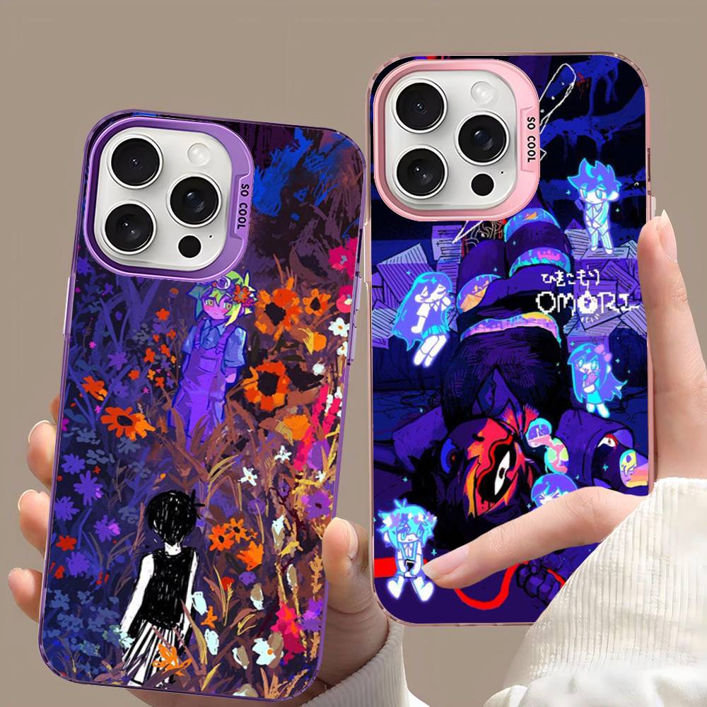 O-Omori Game Phone Case for iPhone 17 16 Plus Pro Max 15 14 13 12 11 Matte Colorful Covers