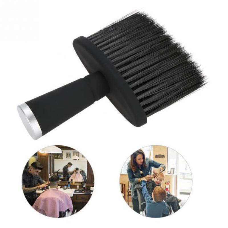 Soft Hair Brush Neck Face Duster Hairdressing Hair Cutting Cleaning Brush for Barber Salon Hairdressing Styling Barber Tools