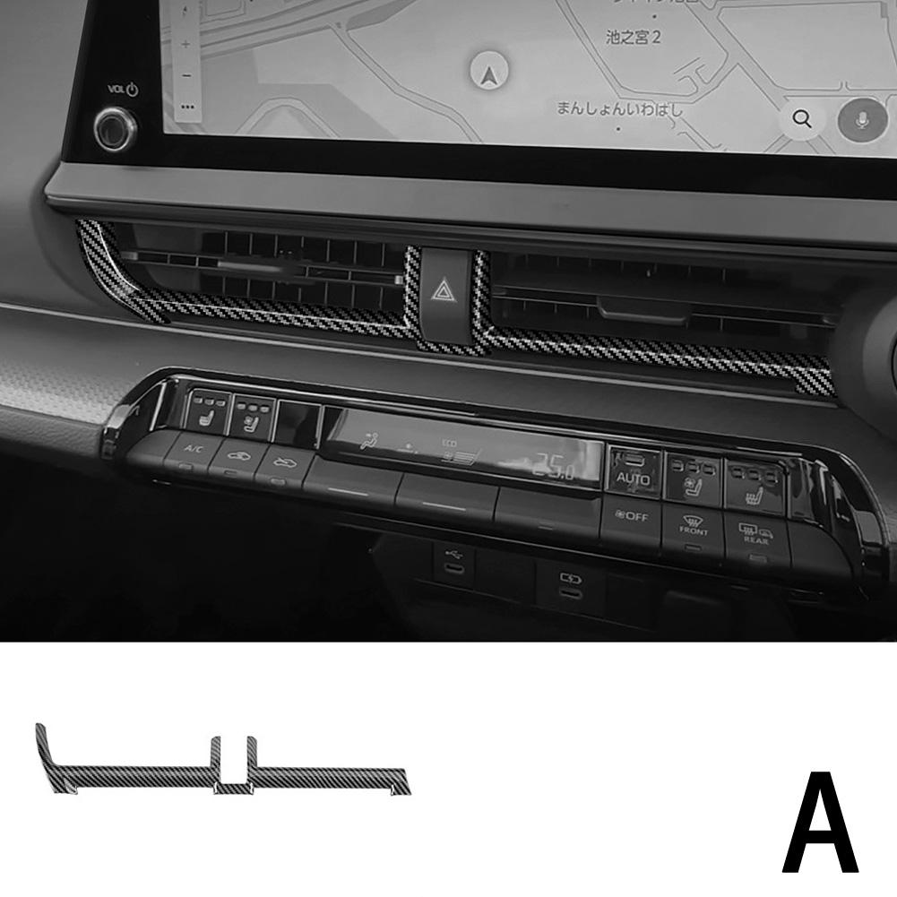 

для Toyota PRIUS 60 Series 2023 2024 передняя панель центральная крышка воздуховода кондиционера средняя наклейка на крышку вентиляционного отверстия кондиционера аксессуары