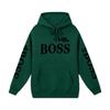 Trendy Kids' Letter Print Hoodie - 'Little Boss' Spring/Autumn Casual Sweatshirt for Boys & Girls