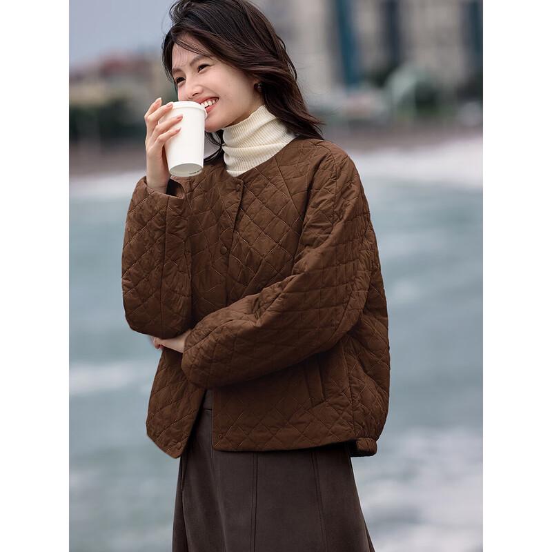 

Женское зимнее пальто XWI с ромбовидной стежкой 2XL