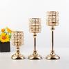 Crystal Candle Holder for Table Centerpieces Wedding Candle Stand Christmas Gift