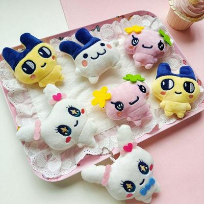 Dibujos Animados Tamagotchi Anime Peluche Colgante Creativo Kawaii Mametchi Mimitchi Muñeco Llavero Mochila Decoración Accesorios Regalos
