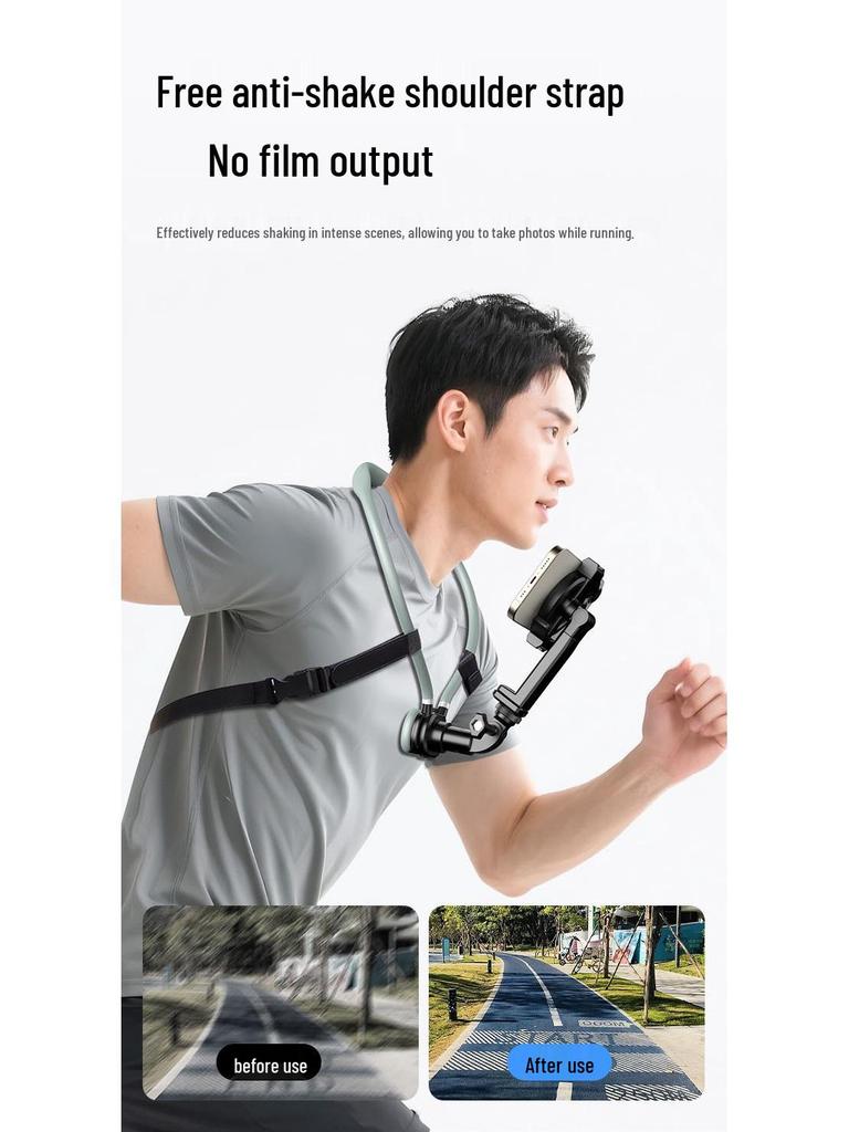 Magnetic Neck-Mount Phone Holder for Stable First-Person Shooting