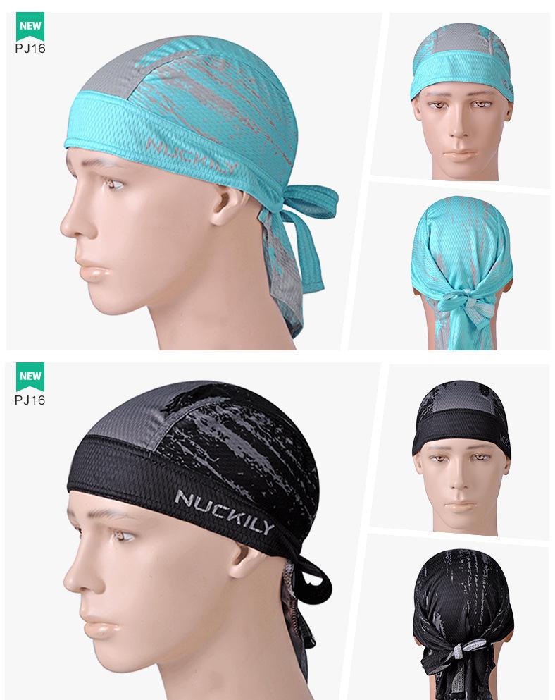 NUCKILY Unisex Sweat-Wicking Sports Headband & Pirate Cap - Hip Hop, Cycling, Dance, and Sun Protection.