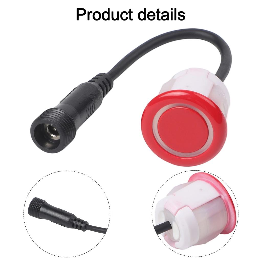 1PC 18.5mm Car Parking Sensor Bumper Parking Sensor Replacement Waterproof Reverse Parking Sensor Sound Reversing Probe