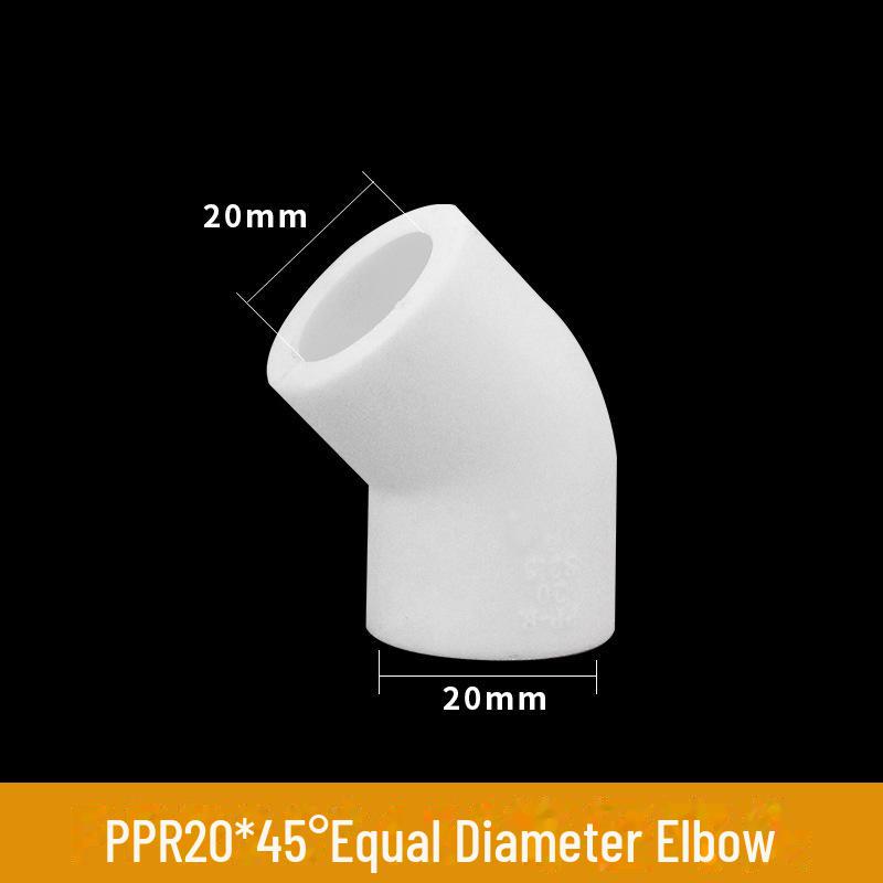Brand Style Thickened PPR Pipe Fittings: Hot Melt PPR Equal Diameter Elbow, Direct Reducing Tee, 4 Points, 6 Points, 1 Inch.