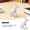 ERINGOGO 8 Pieces Goat Figurines, Miniature Goat Models, Cartoon Style Animal Figures for Micro Landscapes, Desktop Ornaments, Home Decor, Great Gift