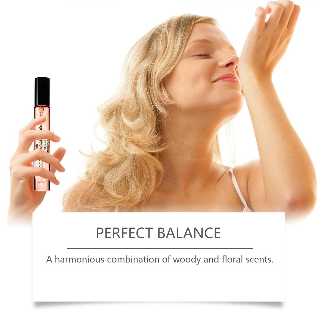 Luxurious Wooden Sandalwood Perfume For Women With Natural Fresh Aroma 9.5ml