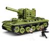 Creative Building Blocks Soviet KV-2 Heavy Tank 3D Three-dimensional Model Boy Puzzle Assembly Children's Military Armore Toy