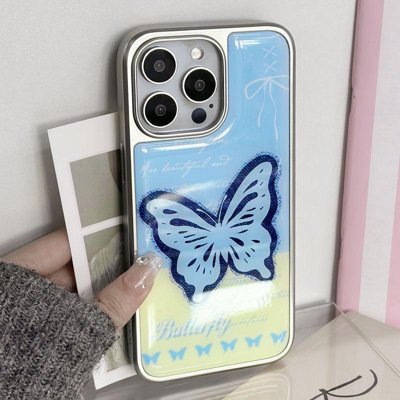 

Zhitai iPhone 16 Electroplated Silver Edge Drip Glue Case for iPhone 12–14 and Huawei P70. iPhone 15