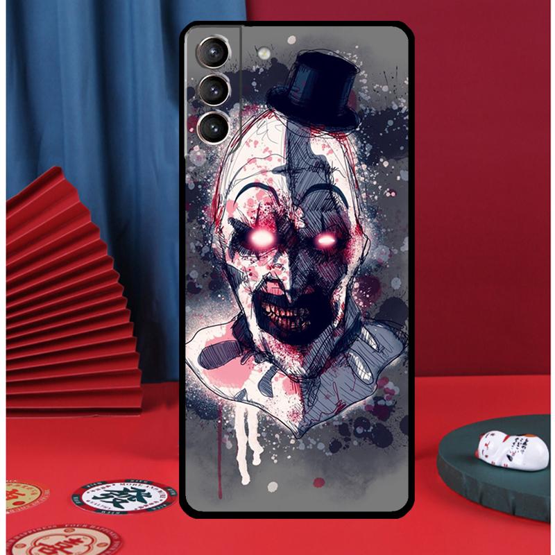 Horror Movie Terrifier Cover For Samsung Galaxy S20 FE S21 S22 S23 Ultra S8 S9 S10 Plus Note 10 20 Ultra Phone Case