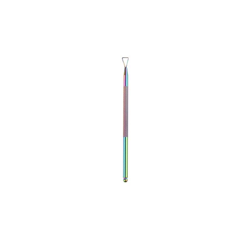 Stainless Steel Anti-Slip Cuticle and Nail Polish Remover Tool
