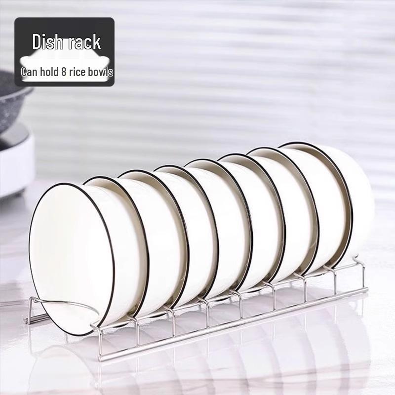 Stainless Steel Bowl & Plate Storage Rack - New Style Dish Organizer