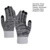 Winter Warm Gloves Women Men Touch Screen Gloves Knitted Thickened Gloves with High Elastic Cuffs for Outdoor Travel Cycling