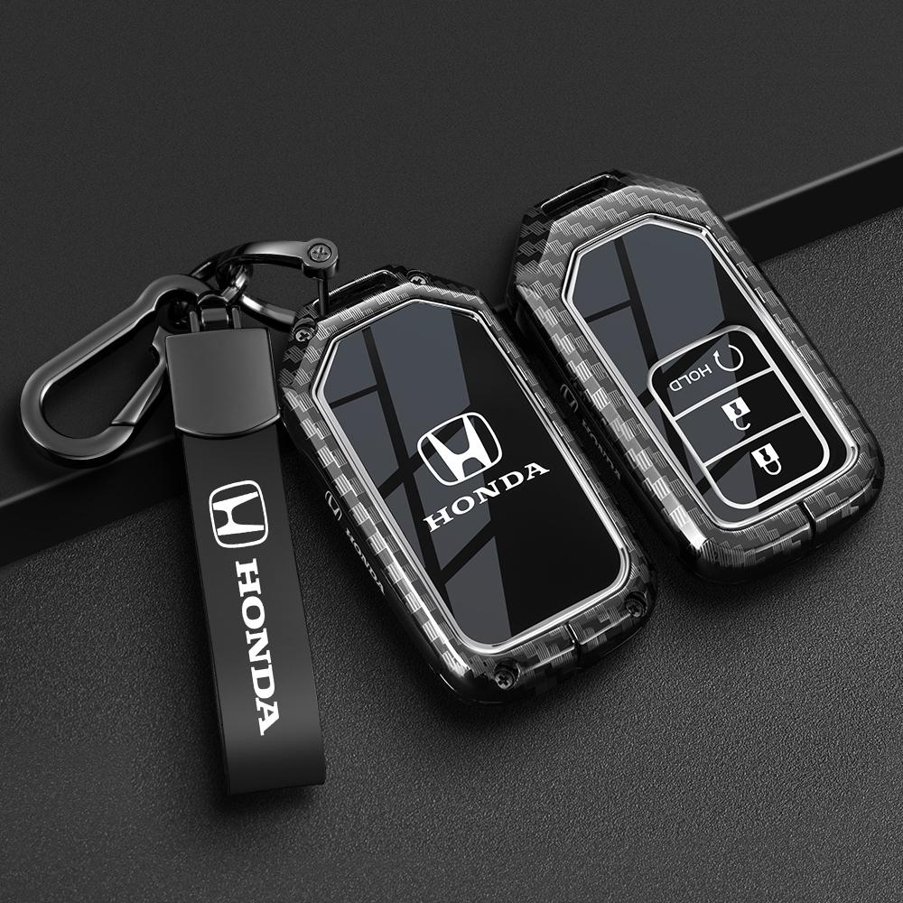 Styling Black TPU Car Key Case Cover Black Protect Shell Bag For Honda Vezel City Civic Jazz BRV BR-V HRV Keyless Accessories