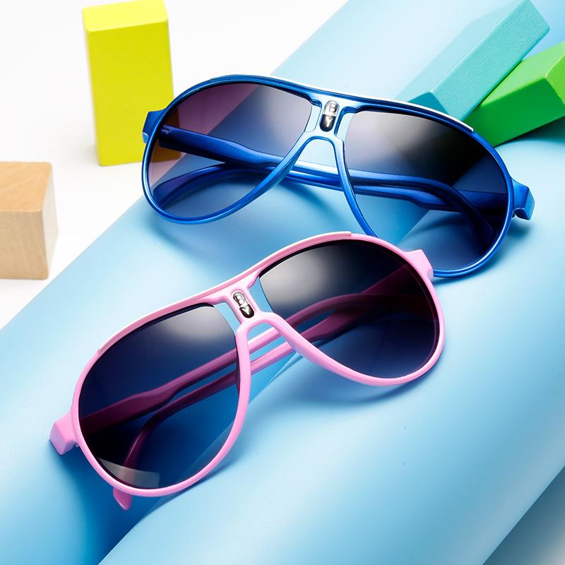 Kids Sunglasses UV400 Protection Colorful Frame Summer Sun Glasses for Girls Boys Children Fashion Mirror Eyewear
