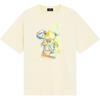 WE11DONE Cartoon Pattern Printed Round Neck Short Sleeve T-Shirt Unisex Tops Off-White WD-TT3-24-752-U-BG