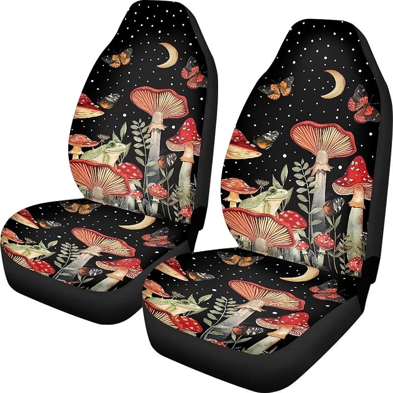 Dreaweet Navajo Print Car Seat Covers for Men Women Southwest Pattern Front Seat Protector Cover Full Set of 2pc Universal Size for Car, Truck or