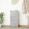 Sideboard Concrete Grey 37.5 X 35 X 76 Cm Engineered Wood
