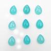 Natural Aqua Chalcedony Pear Cabochon Loose Gemstone Lot 13 Pcs 12*15 MM 100 CT For Jewelry Making