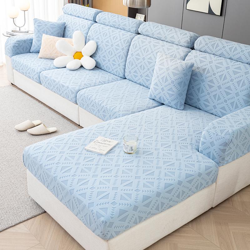 Pokrowiec na sofę Jacquard Velvet Stretch Uniwersalny pokrowiec Uniwersalny pokrowiec na sofę antypoślizgowy Nowa sofa