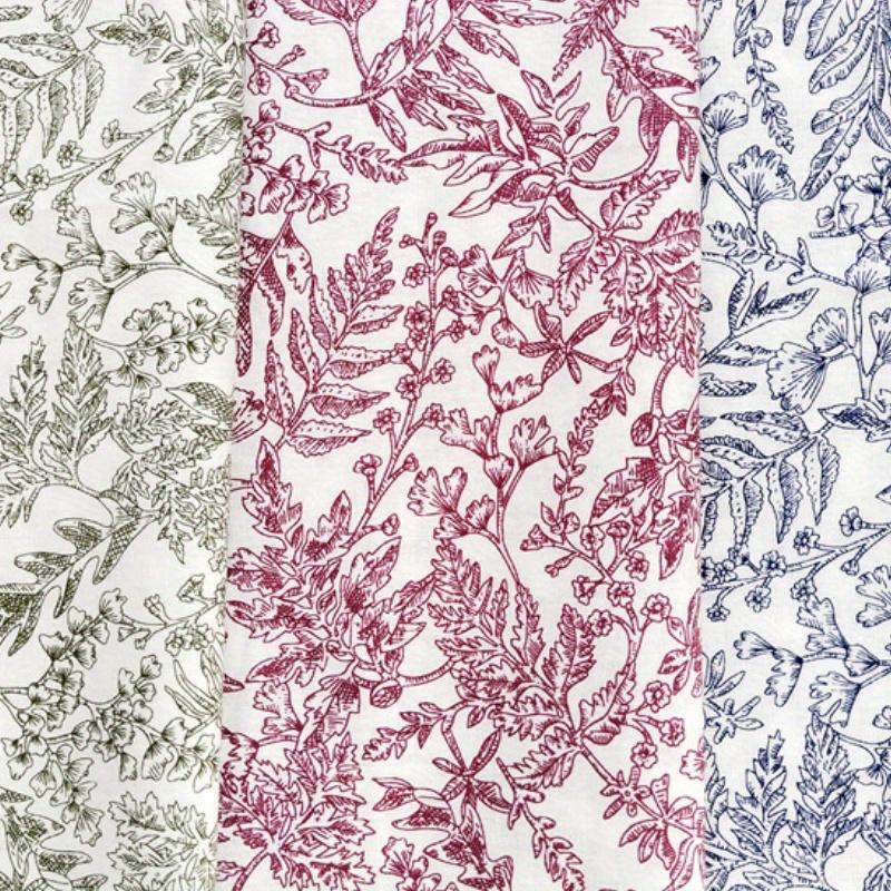 1pc Multifunctional Printed Cotton Fabric for Your Home Decor Needs - Perfect for Sofa, Table Cloth, Curtain, Bag, Cushion and Furniture Cover