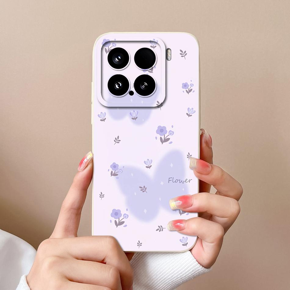 For Xiaomi 15 Pro Case For Xiaomi 14 Pro Phone Cases Various Style Soft Liquid Silicone Mi15 Mi14 Back Cover Anti Drop Bumper