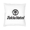 Soft Tokio Hotels Logo Music Rock Band Throw Pillow Case Decoration Custom Square Cushion Cover 40X40Cm Pillowcover Living Room