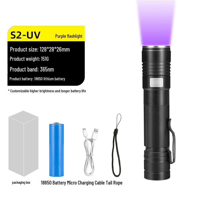 Wood's UV Lamp: Cat Moss Nail Art Curing, Banknote Detection, Night Light with Ultraviolet ID, Scorpion Light.