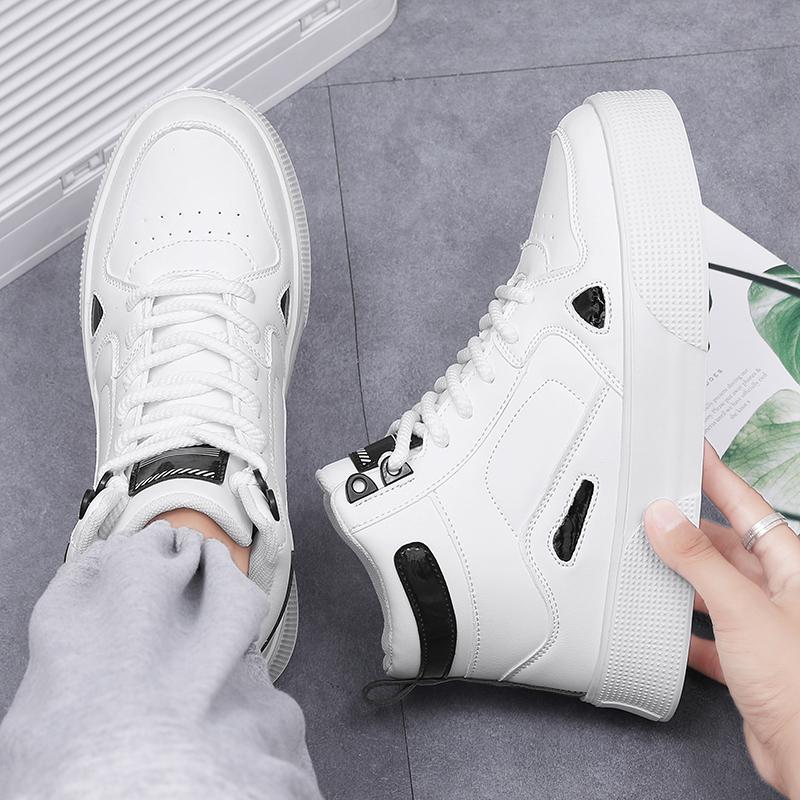 Big Size 47 High Top Shoes Men Casual Sneakers Comfortable Lightweight White Sport Running Shoes Training For Men Tenis Walking Gym Footwear