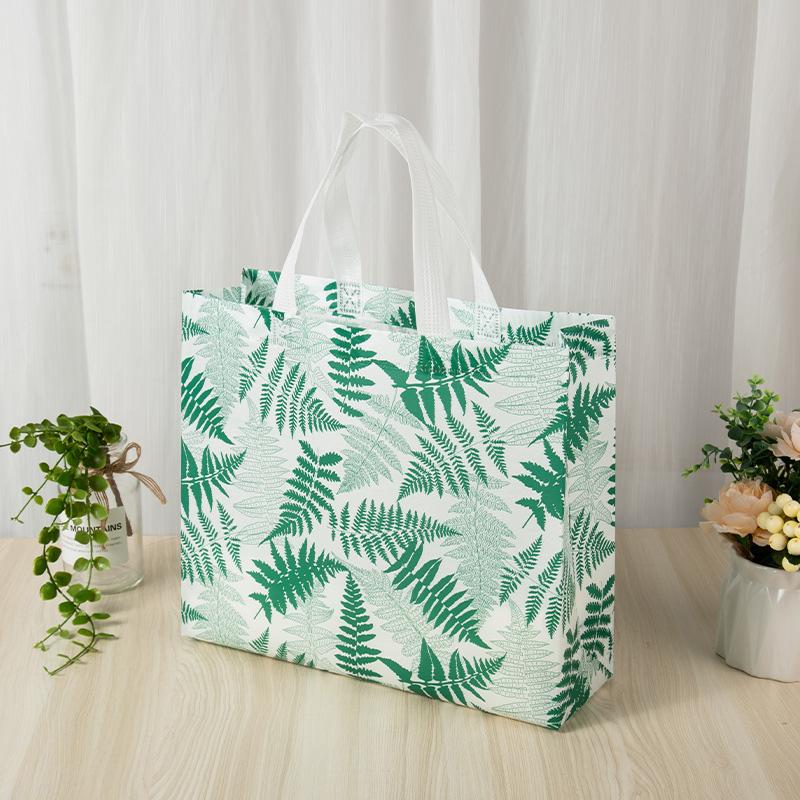 1PC Foldable Waterproof Eco Fabric Grocery Bag Non-Woven Reusable Large Capacity Garment Store