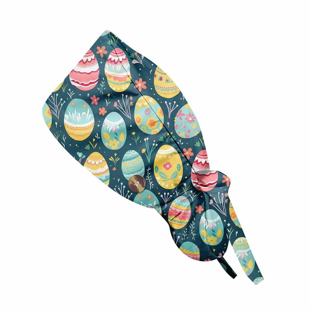 Pracovní čepice s módním potiskem, ležérní dámská čepice do culíku, čepice Wash, čepice Baotou