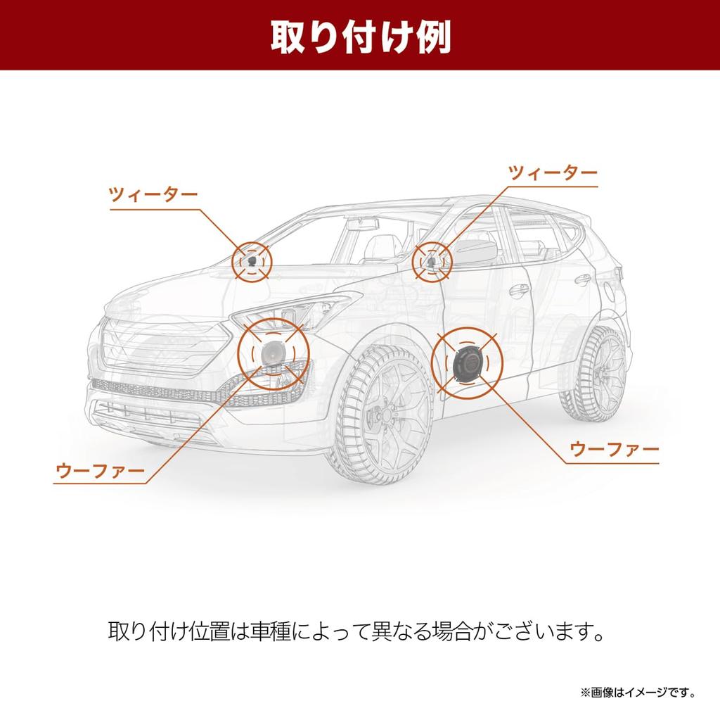 Kenwood 17cm Hi-Res Custom-Fit Separate Speakers KFC-RS175S