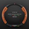 Genuine Leather Suede Carbon Fiber Steering Wheel Cover for Hongqi H5/H9/EQM5/H7/EHS9