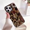 Leopard Print Elegant Lily Flower Pattern PhoneCase For iPhone 17 16 14 13 12 11 15 Pro Max SE 2020XR XS MAX 7 8 Plus Soft Cover