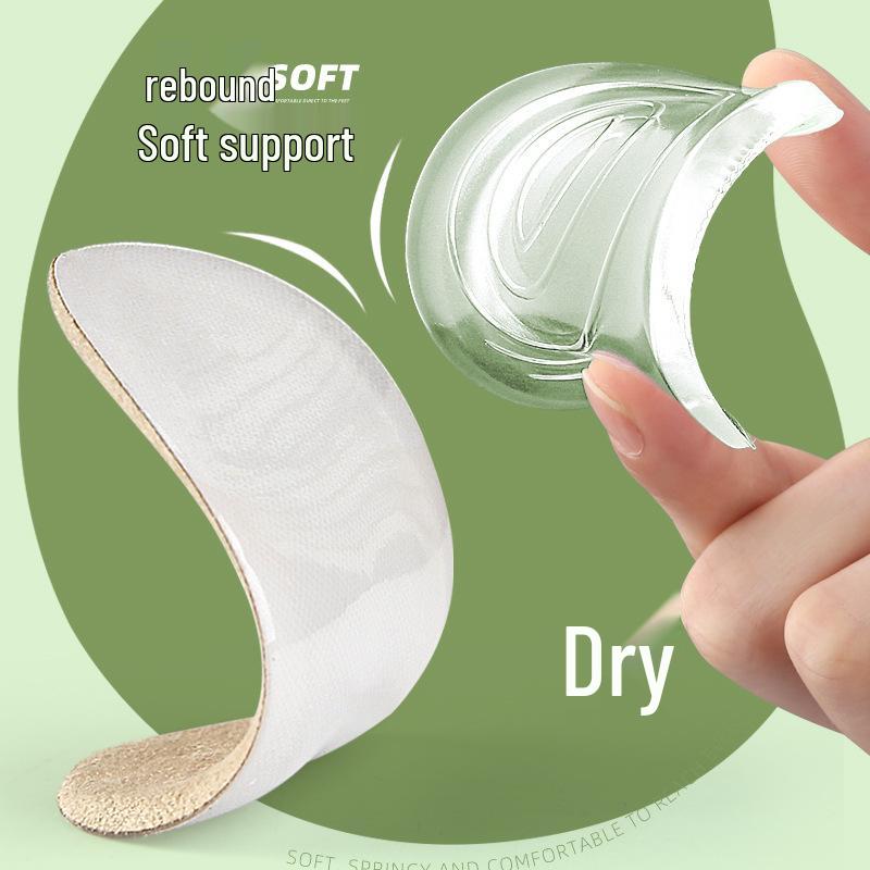Soft Velvet Shock-Absorbing Heel Pads for Men and Women