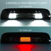Tresound LED 3rd Third Brake Light for 2014-2018 Chevy Silverado & GMC Sierra 1500 2500 HD 3500 HD Rear High Mount Stop Cargo Lamp, Smoked Lens