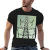 Abstract Pylon Fun Tshirt Work Duty Casual Tshirt