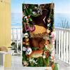 Masha Bear Customizable Name Beach Towel Super Soft Microfiber Quickdry Fabric Suitable for Swimming Gym Camping Yoga Vacation