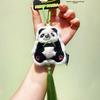 Aromatherapy Cartoon Panda Pendant With Plush Texture For Car And Decoration Bag